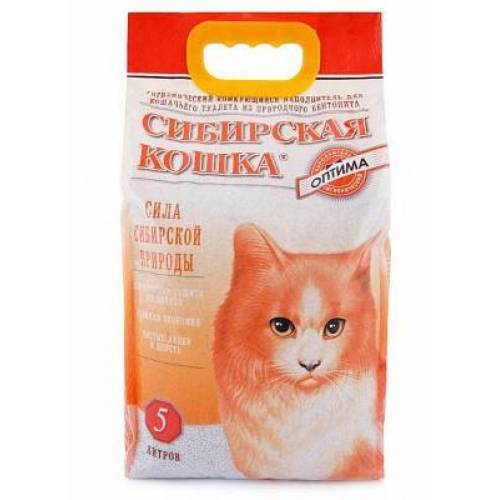 Наполнитель для кошачьего туалета Сибирская Кошка Оптима