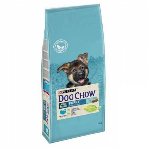 Purina Dog Chow Puppy Large Breed с индейкой в интернет зоомагазине globalshop.kg с доставкой до двери