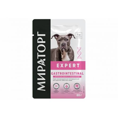 Мираторг влажный корм для собак extra gastrointestinal 85