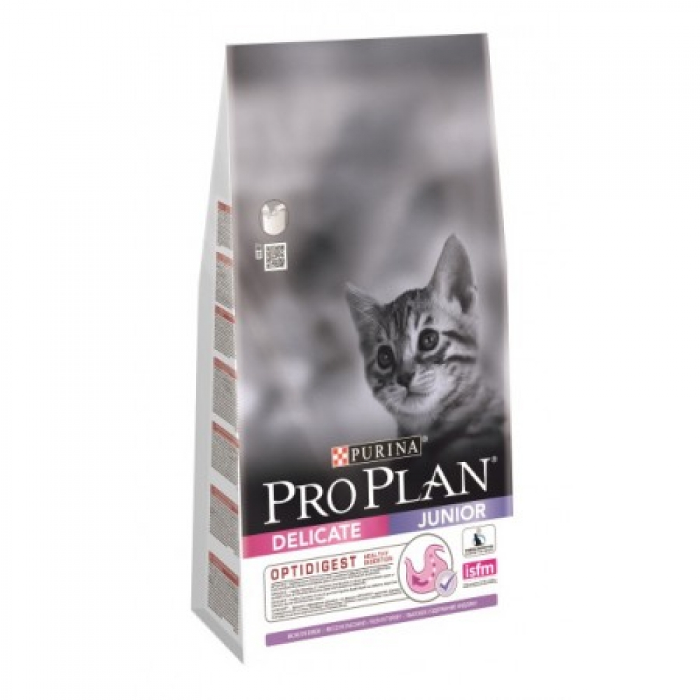 Pro Plan Kitten Delicate сухой корм для котят с чувствительным пищеварением, с индейкой