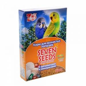 Корм для попугаев волнистых Севен Сидс витамины и минералы, 500г