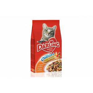 Darling сухой корм для взрослых кошек всех пород, с курицей и овощами