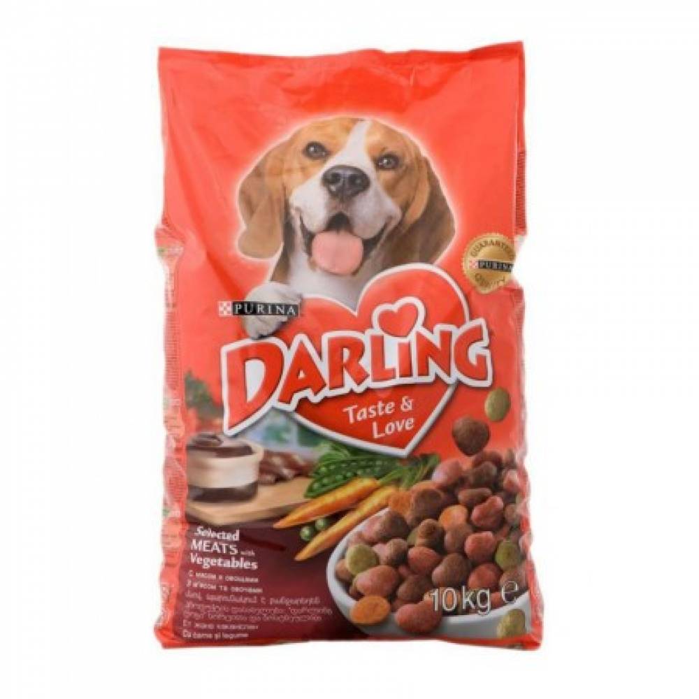 Darling Adult Duo сухой корм для взрослых собак всех пород, мясо с овощами