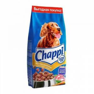 Chappi корм для собак. Мясное изобилие с овощами и травами