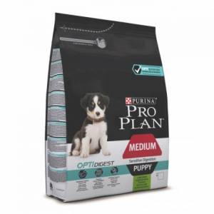 Pro Plan Medium Pupy Optidigest сухой корм для щенков средних пород с чувствительным пищеварением, с ягненком